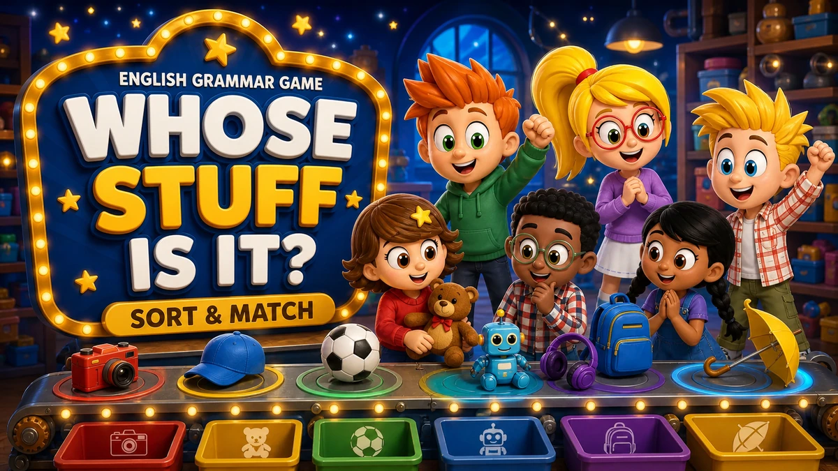 Обложка игры Whose Stuff Is It? Sort & Match